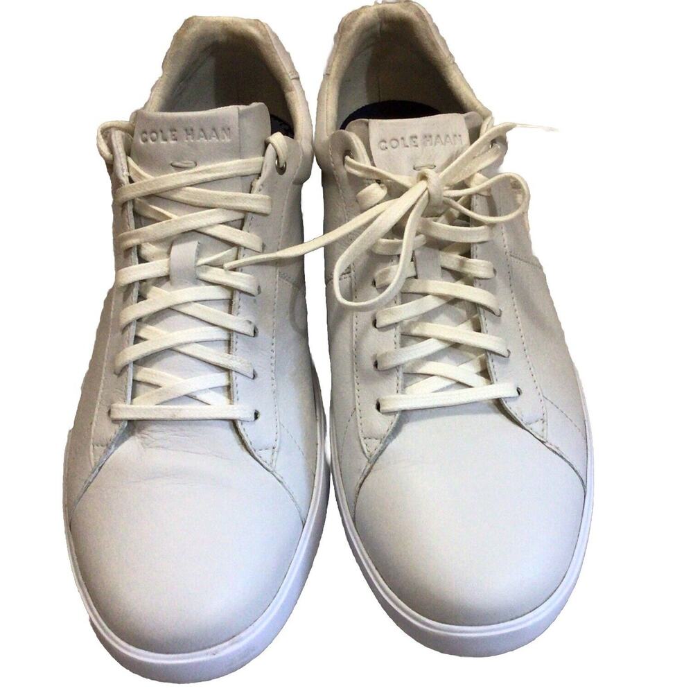 Cole Haan Mens Reagan Grand Sneaker Optical White 10M Excellent Condition! - Picture 2 of 7